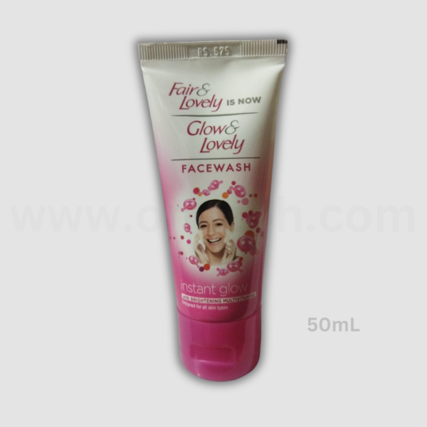 Instant Glow - Fair & Lovely Is Now Glow & Lovely - FaceWash - (50mL)