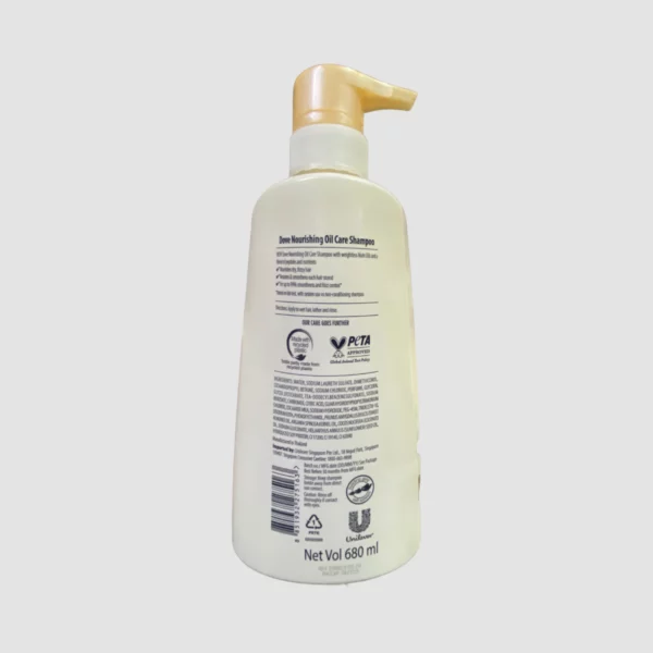 Nourishing Oil Care Shampoo - Dove (Ultra Care) 680mL - Image 2