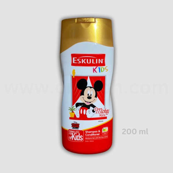 Kids Mickey Mouse Shampoo & Conditioner Eskulin® Disney 200mL